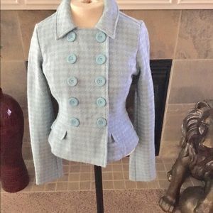 ABERCROMBIE JUNIORS WOOL CROPPED JACKET